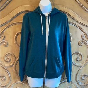 Teal warm up jacket